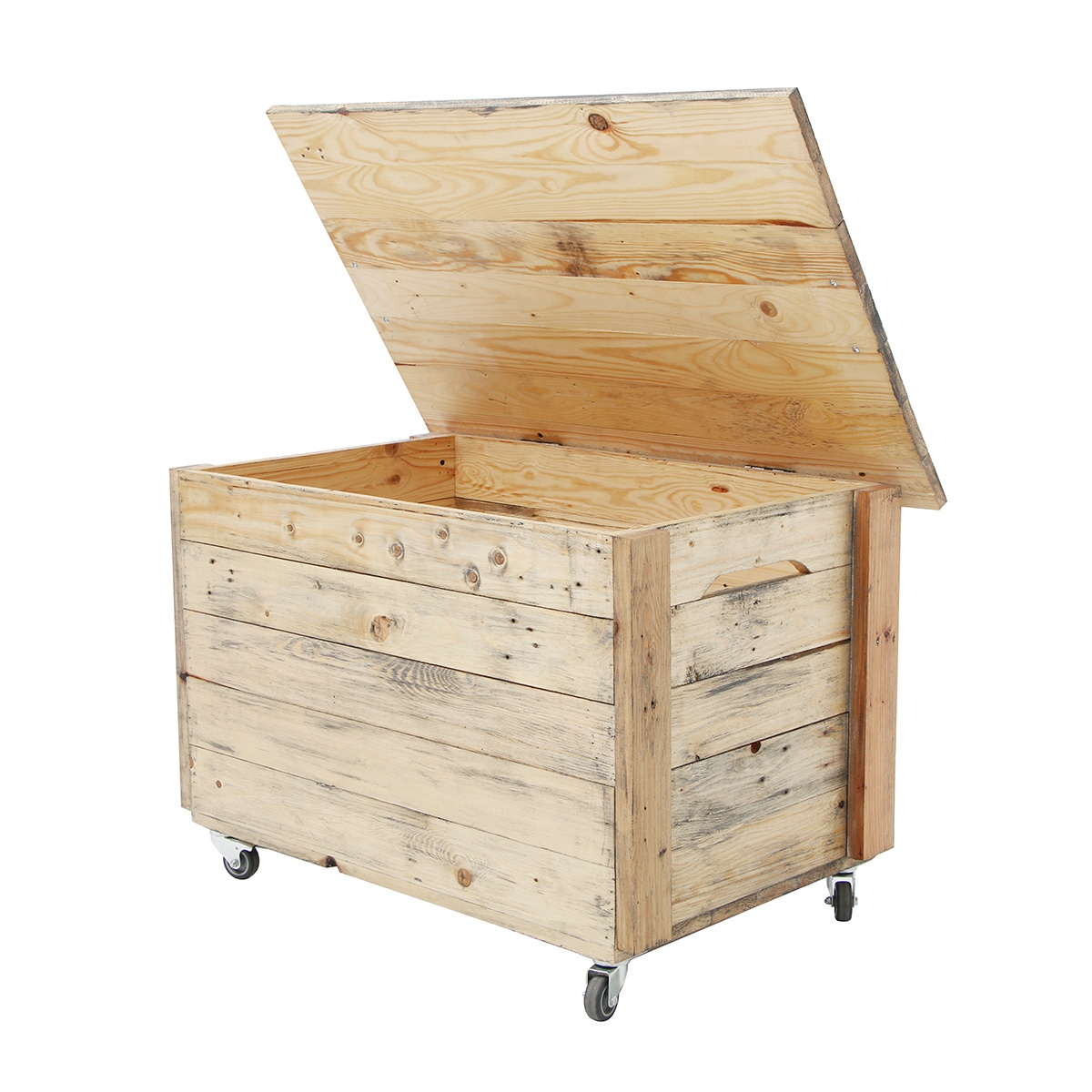 34 off on Storage Crate with Wheels and Metal Handles (880x580x570mm)