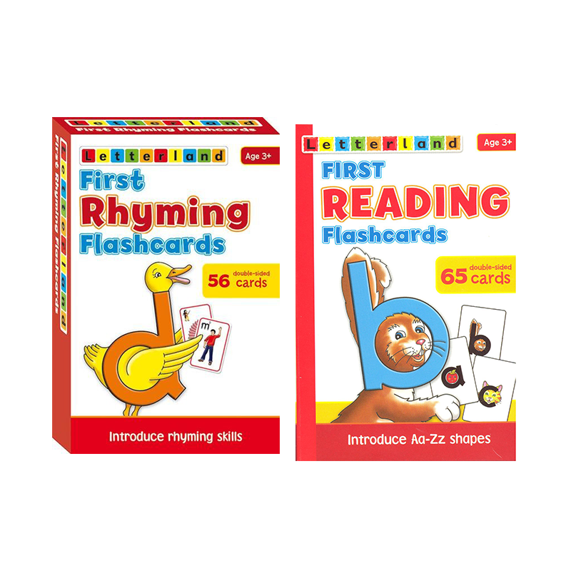38 off on First Reading and Rhyming Flashcards Bundle