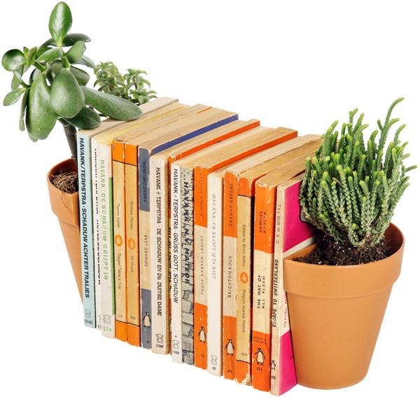29 off on Bookend TwoPart Waterproof Bookshelf Planters