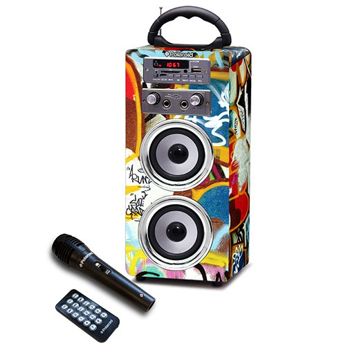 polaroid party karaoke speaker