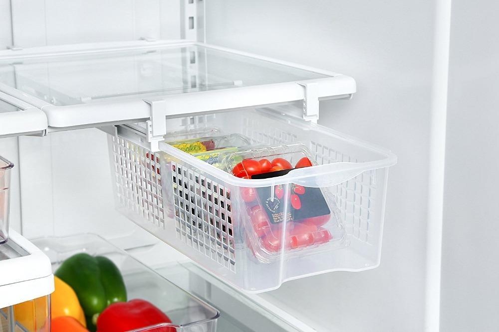 34 off on Pack of 2 Refrigerator Storage Rack Pullout Organiser