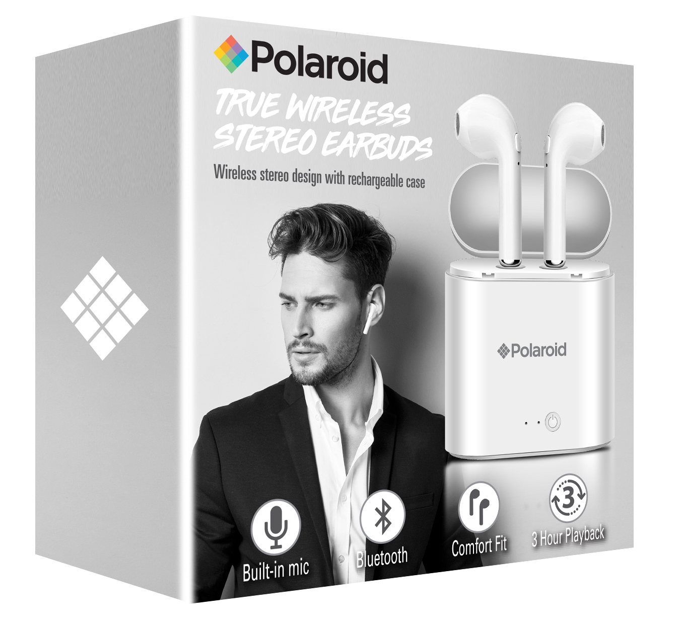 Stereo Earbuds with Charging Dock