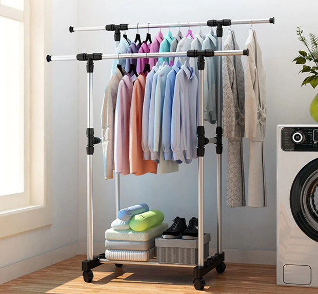 For lifestyle purposes only - Hangers and clothes not included