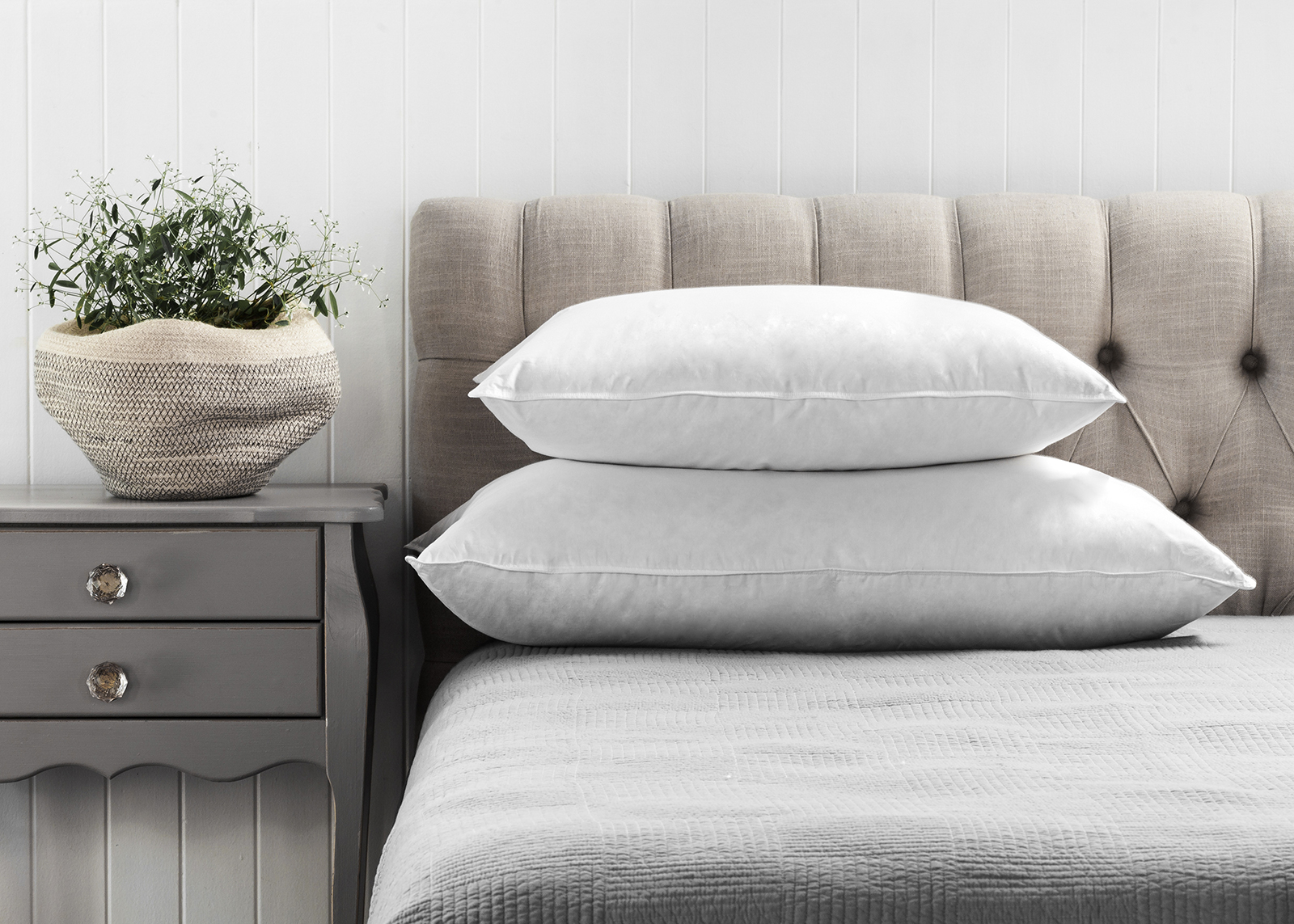 35 off on Set of 2 Goose Feather & Down Pillows OneDayOnly