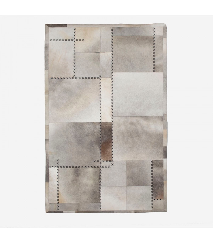 Safari Cowhide Patchwork