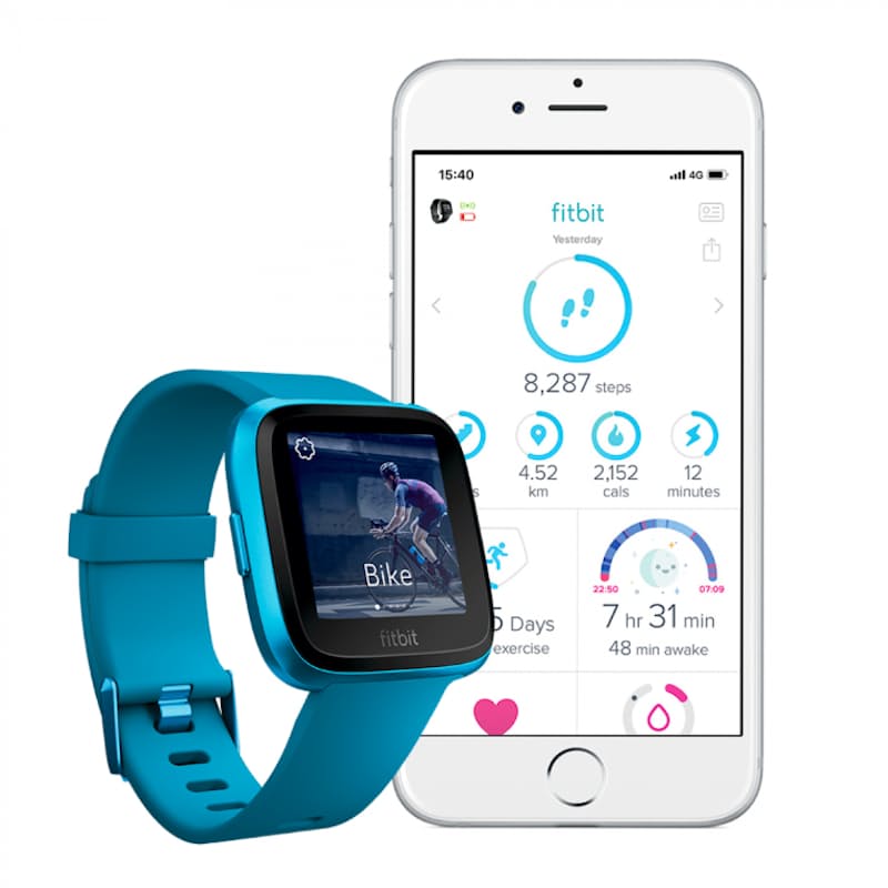 Blue Fitbit Versa Lite Cheap Fitbit Versa Lite Heart Rate Monitor