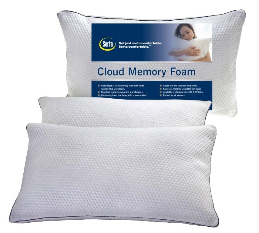 comfort cloud memory foam pillow