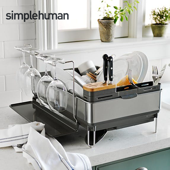 26 off on Steel Frame Dishrack With Wine Glass Holder OneDayOnly