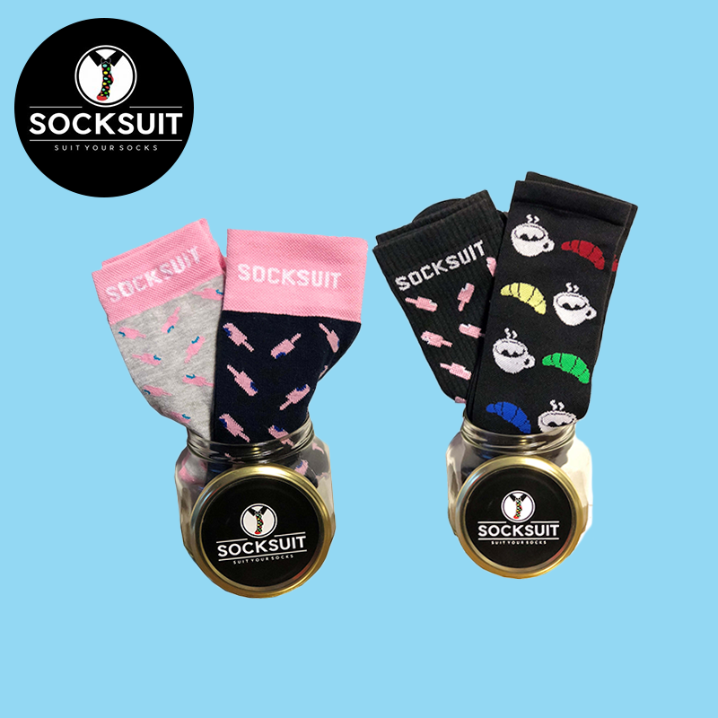 50 off on Pack of 2 Funky Colourful Socks