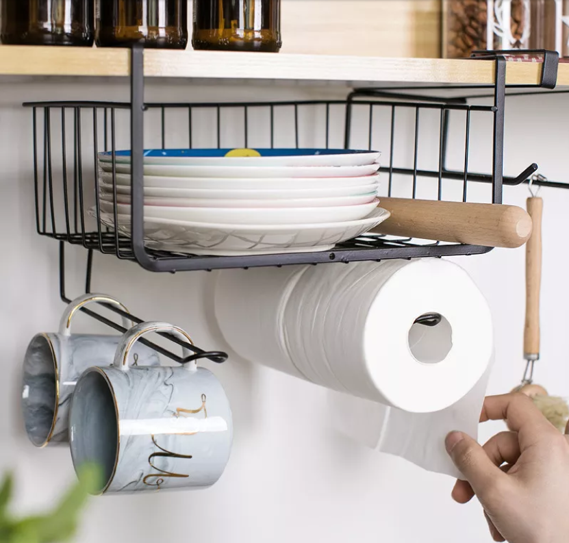 40 off on Under Shelf Storage Basket with Hooks OneDayOnly