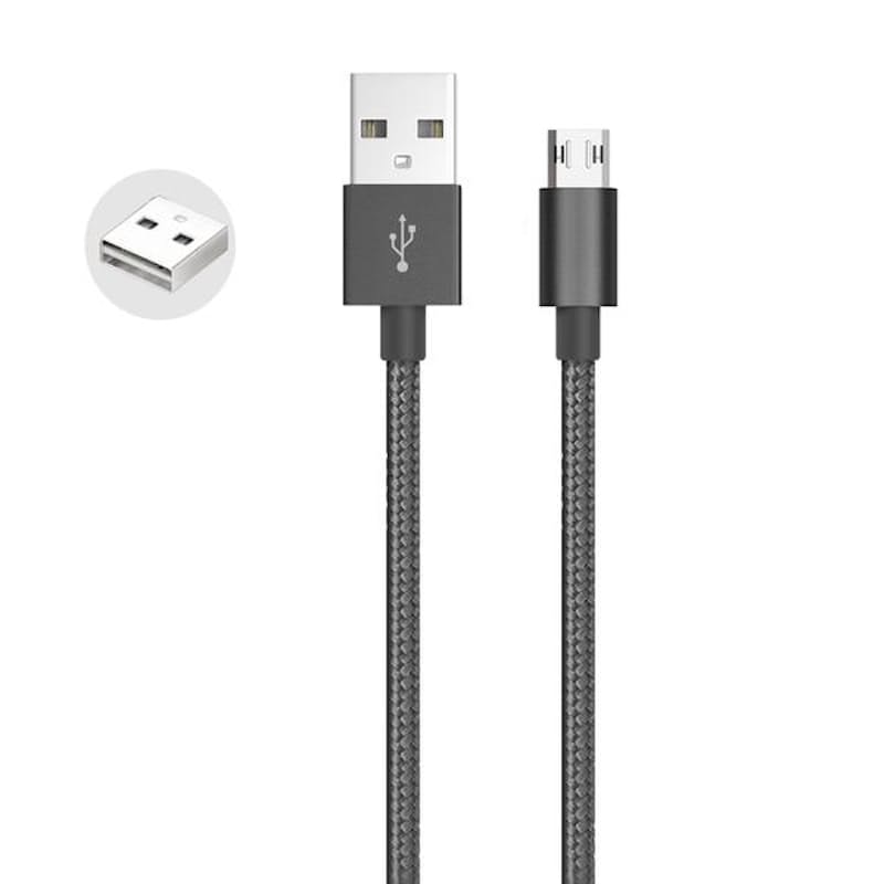 Reversible USB cable in black