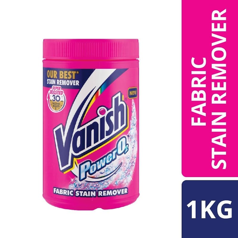 1 x Vanish Power O2 Fabric Stain Remover (1Kg)