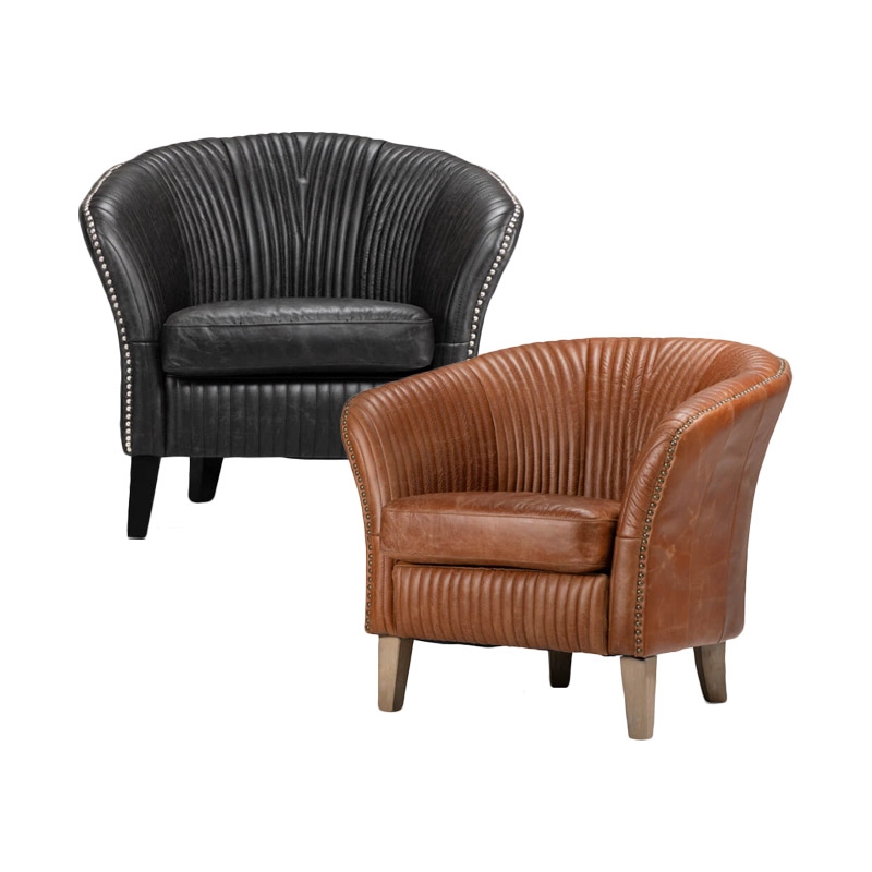 R1,500 off on Serena Leather Studded Armchair OneDayOnly