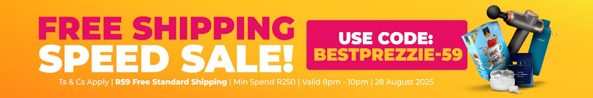 Use code: BESTPREZZIE-59 for R59 off