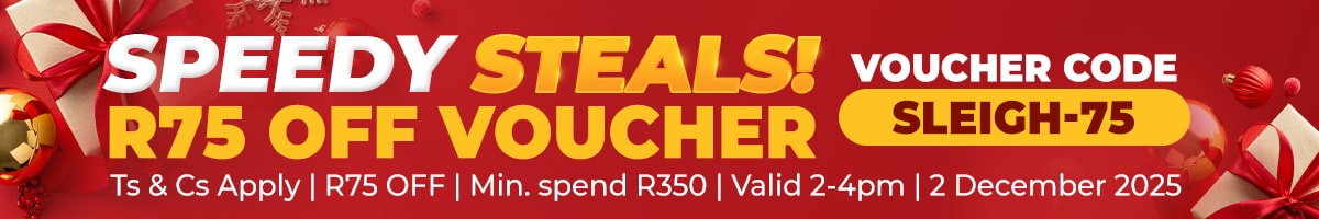 Speedy steals R50 off voucher. Code: sleigh-75
