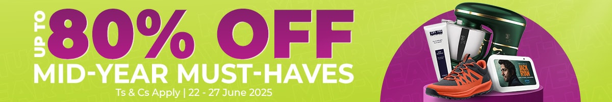 Mid year sale: Up to 80% Off