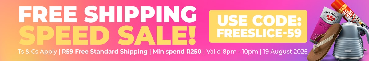 Use code: FREESLICE-59 for R59 off 