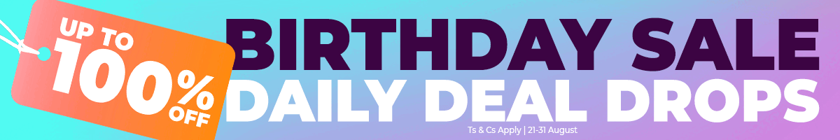 Birthday Sale and big deal drops! 