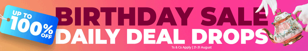 Birthday Sale and big deal drops! 