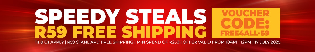 Use code: Free4All-59 for R59 off