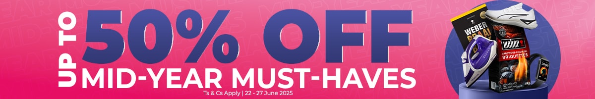 Mid year sale: Up to 50% Off