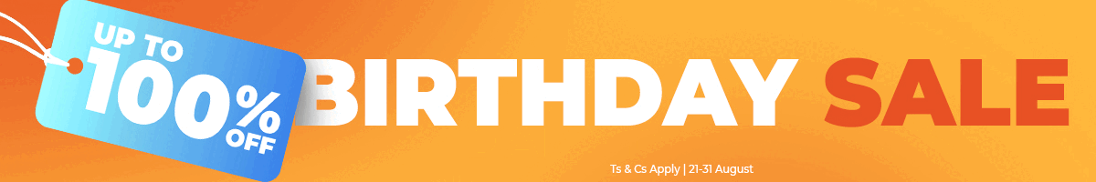 Birthday Sale with big deal drops 