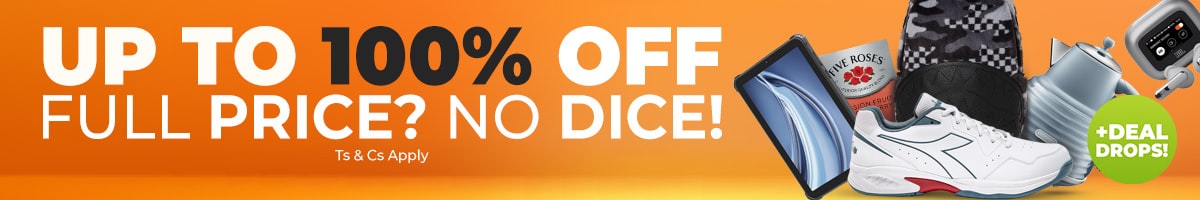 Up to 100% off deals