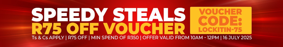Use code: LOCKITIN-75 for R75 off