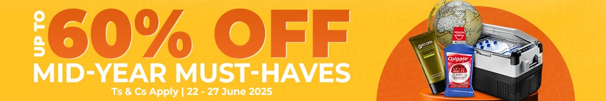 Mid year sale: Up to 60% Off