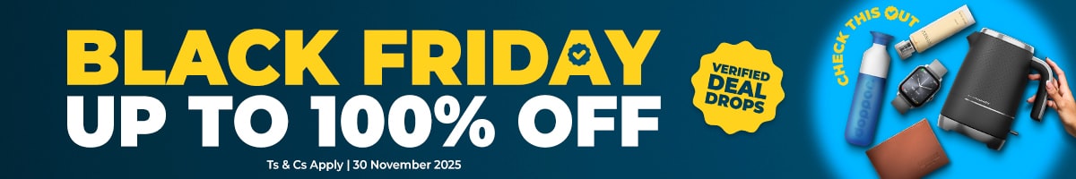 Black Friday Up to 100% off 