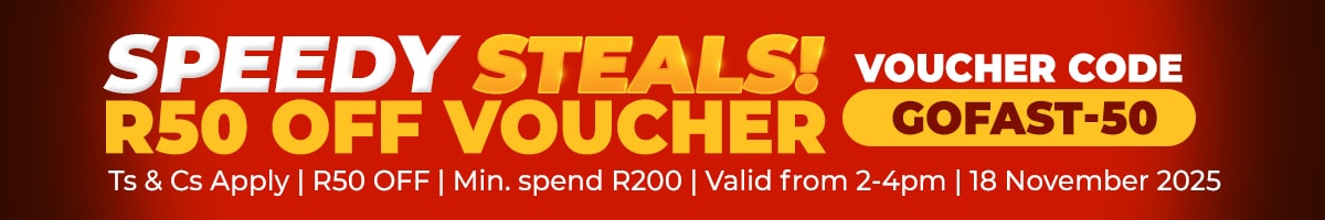 Use code: GOFAST-50 for R50 off